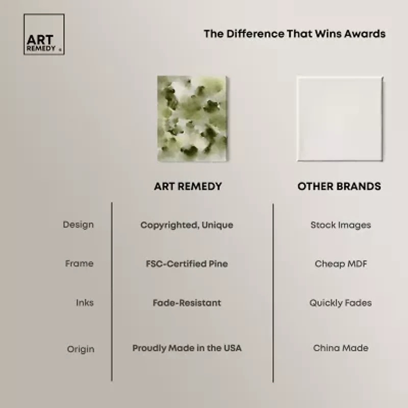 ART REMEDY® "Scented Cedar" Giclee Abstract Canvas Art