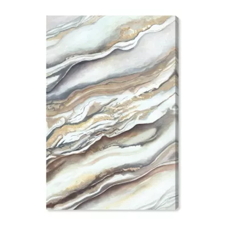 ART REMEDY® "Neutral Lines I" Giclee Abstract Canvas Art