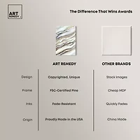 ART REMEDY® "Neutral Lines I" Giclee Abstract Canvas Art