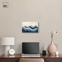 ART REMEDY® Art Remedy "Waverly" Giclee Canvas Print, Abstract Canvas Art