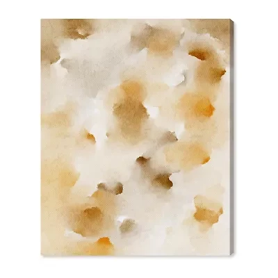 ART REMEDY® Art Remedy "Pearls And Amber" Giclee Canvas Print, Abstract Canvas Art
