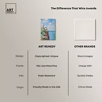 ART REMEDY® Art Remedy "By The Seaside" Giclee Canvas Print