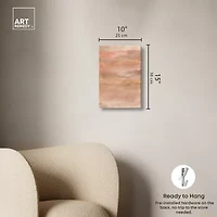 ART REMEDY® "Sienna Pigments Blend" Giclee Abstract Canvas Art