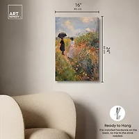 ART REMEDY® Art Remedy "Dawn Floral Mist Panoramic" Giclee Canvas Print