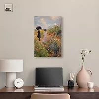 ART REMEDY® Art Remedy "Dawn Floral Mist Panoramic" Giclee Canvas Print