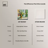 ART REMEDY® Art Remedy "Vase By The Window" Giclee Canvas Print