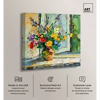 ART REMEDY® Art Remedy "Vase By The Window" Giclee Canvas Print
