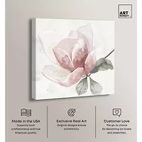 ART REMEDY® Art Remedy "Faded Blush Rose" Giclee Canvas Print
