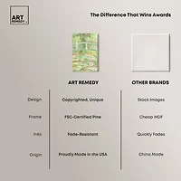 ART REMEDY® "The Garden" Giclee Floral And Botanical Canvas Art