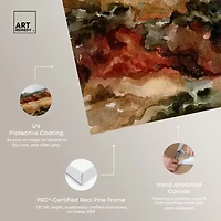 ART REMEDY® "A Campfire" Giclee Nature And Landscape Canvas Art