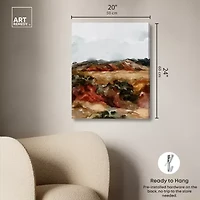 ART REMEDY® "A Campfire" Giclee Nature And Landscape Canvas Art