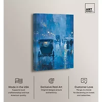 ART REMEDY® Art Remedy "London Nights" Giclee Canvas Print, Transportation Canvas Art