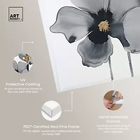 ART REMEDY® "Drama Flora" Giclee Floral And Botanical Canvas Art