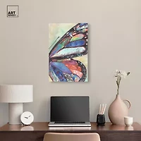 ART REMEDY® Art Remedy "Butterfly Part Ii" Giclee Canvas Print, Animals Canvas Art