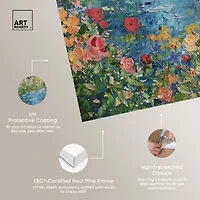 ART REMEDY® "Serene Escape" Giclee Canvas Print, Floral And Botanical Canvas Art