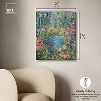 ART REMEDY® "Serene Escape" Giclee Canvas Print, Floral And Botanical Canvas Art