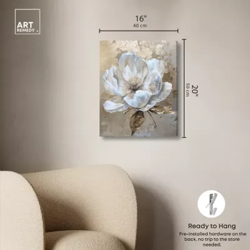 ART REMEDY® "Athenas Flower" Giclee Classic And Figurative Canvas Art