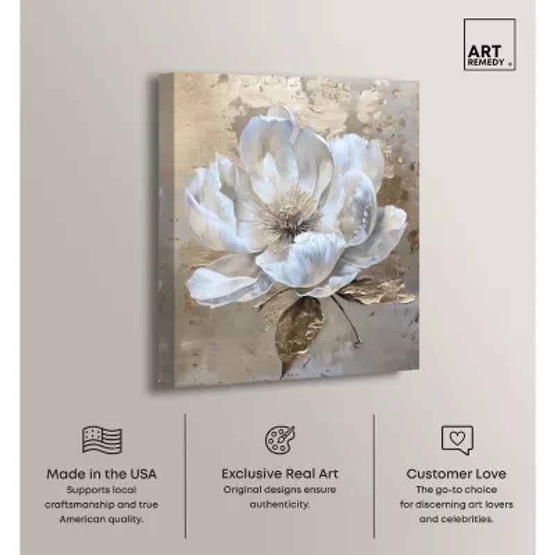 ART REMEDY® "Athenas Flower" Giclee Classic And Figurative Canvas Art