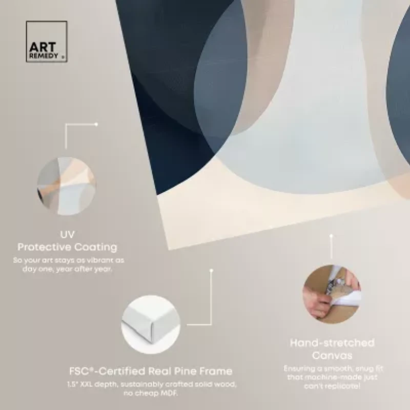 ART REMEDY® "In My Thoughts" Giclee Abstract Canvas Art