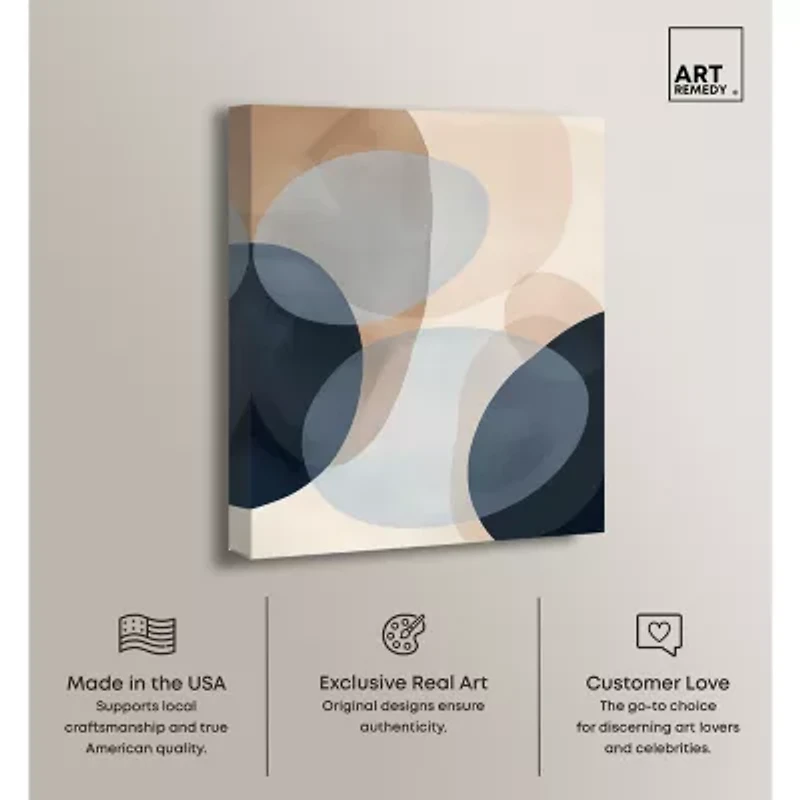 ART REMEDY® "In My Thoughts" Giclee Abstract Canvas Art