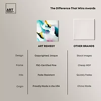 ART REMEDY® "Still Violas" Giclee Abstract Canvas Art