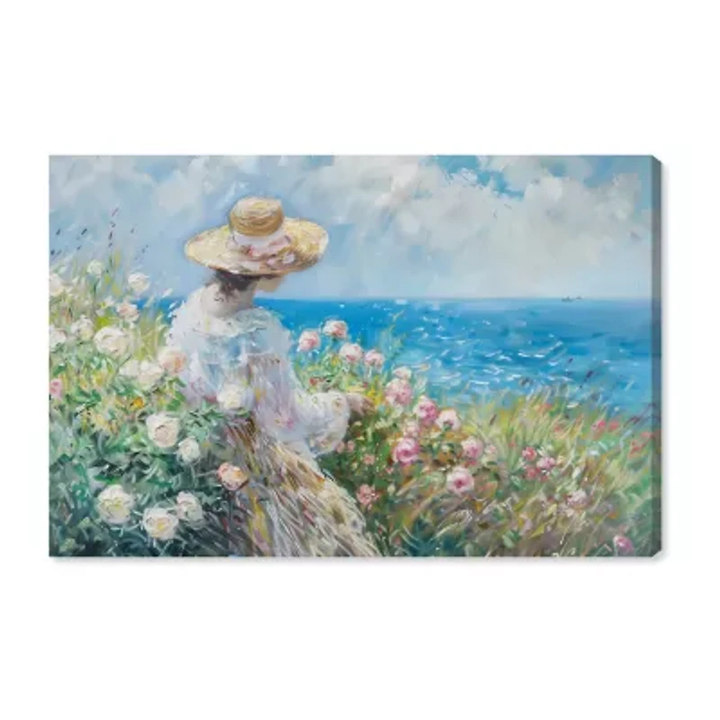 ART REMEDY® Art Remedy "Gentle Sea" Giclee Canvas Print, Nautical And Coastal Canvas Art