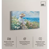 ART REMEDY® Art Remedy "Gentle Sea" Giclee Canvas Print, Nautical And Coastal Canvas Art