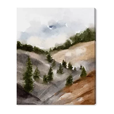 ART REMEDY® Art Remedy "Looks Closer But Is Far" Giclee Canvas Print, Nature And Landscape Canvas Art