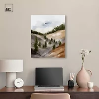 ART REMEDY® Art Remedy "Looks Closer But Is Far" Giclee Canvas Print, Nature And Landscape Canvas Art