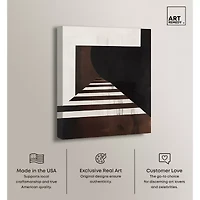 ART REMEDY® "Vertigo" Giclee Abstract Canvas Art
