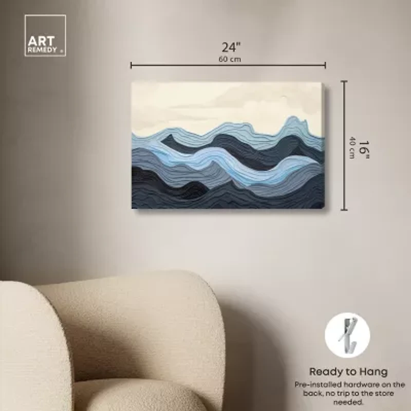 ART REMEDY® "Waverly" Giclee Abstract Canvas Art