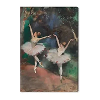 ART REMEDY® Art Remedy "Classical Ballerinas" Giclee Canvas Print, Music And Dance Canvas Art