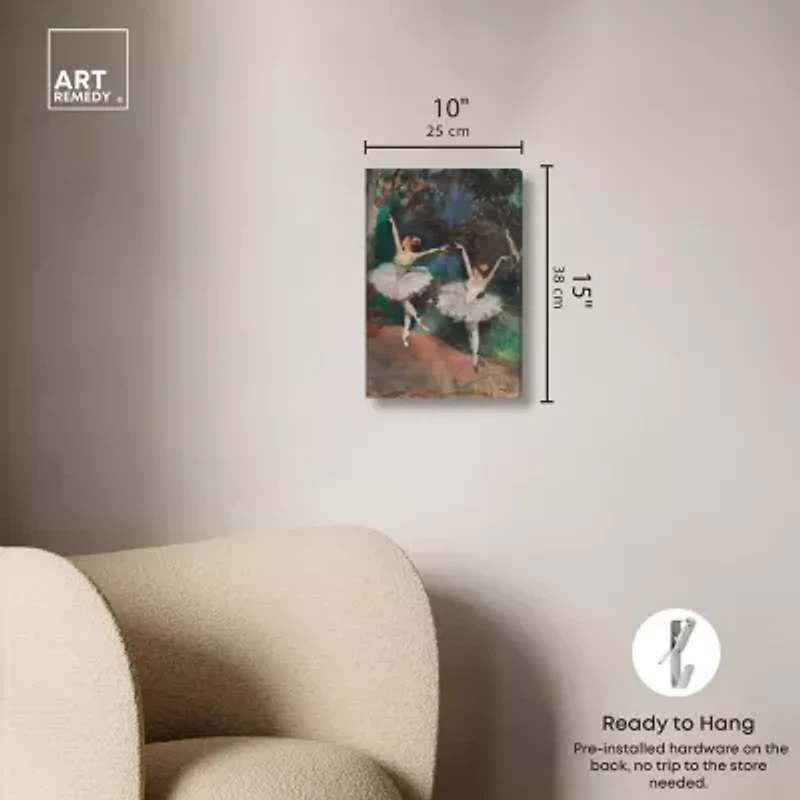 ART REMEDY® Art Remedy "Classical Ballerinas" Giclee Canvas Print, Music And Dance Canvas Art
