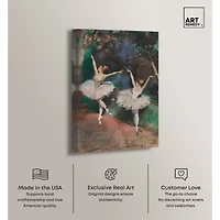 ART REMEDY® Art Remedy "Classical Ballerinas" Giclee Canvas Print, Music And Dance Canvas Art