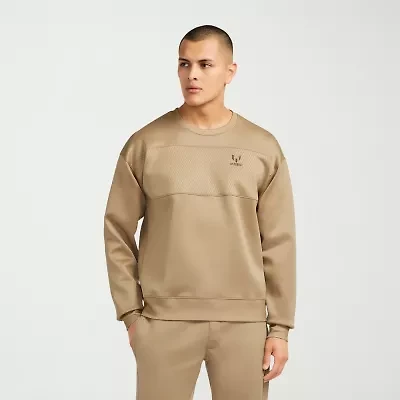MESSI Collection Mens Crew Neck Long Sleeve Sweatshirt