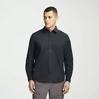 MESSI Collection Mens Long Sleeve Regular Fit Button-Down Shirt