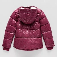 Thereabouts Little & Big Kid Girls Water Resistant Heavyweight Puffer Jacket