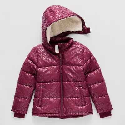 Thereabouts Little & Big Kid Girls Water Resistant Heavyweight Puffer Jacket