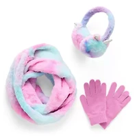 Capelli of N.Y. Little & Big Kid Girls 3-pc. Tie Dye Cold Weather Set