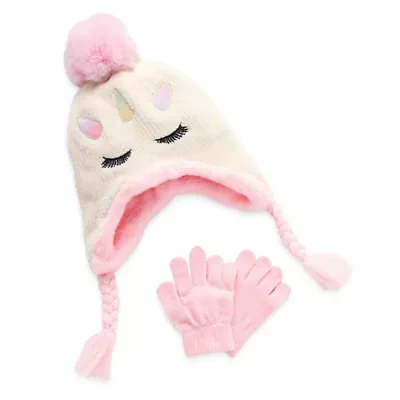 Capelli of N.Y. Little & Big Kid Girls 2-pc. Animal Cold Weather Set