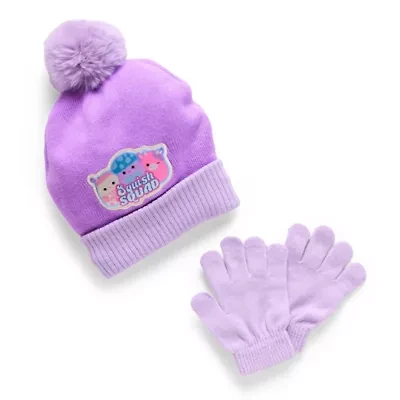 Squishmallows Little & Big Kid Girls 2-pc. Squishmallows Cold Weather Set