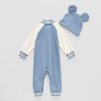 Disney Baby Boys Mickey Mouse Crew Neck Long Sleeve 2-pc. Bodysuit