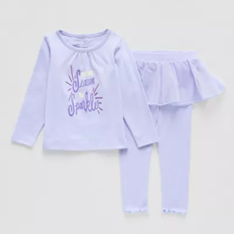 Okie Dokie Baby Girls 2-pc. Pant Set