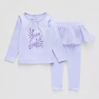 Okie Dokie Baby Girls 2-pc. Pant Set