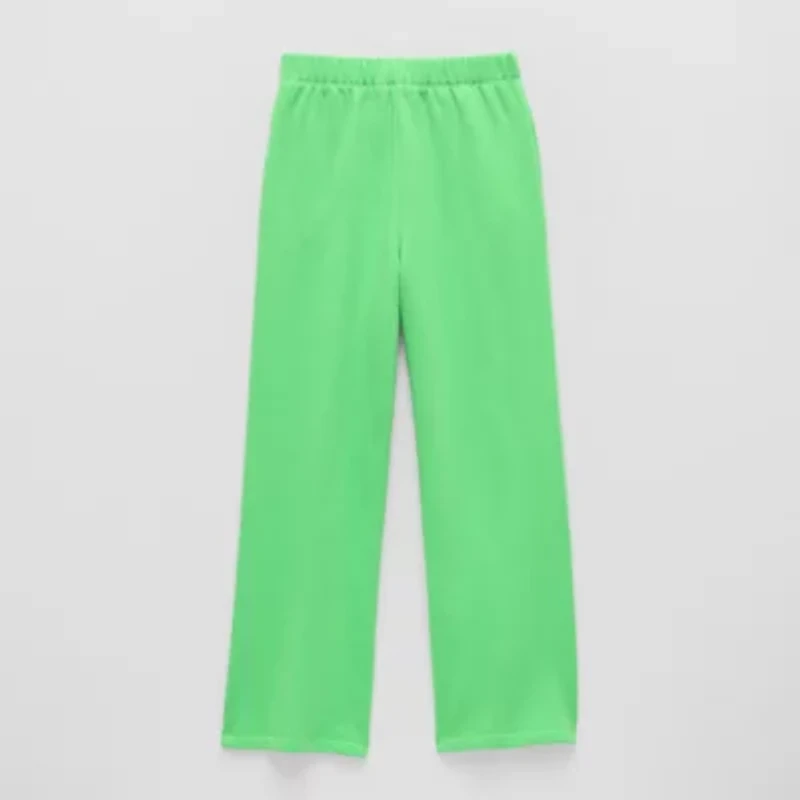 Little & Big Kid Girls Regular Fit Grinch Fleece Pull-On Pant