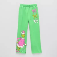 Little & Big Kid Girls Regular Fit Grinch Fleece Pull-On Pant
