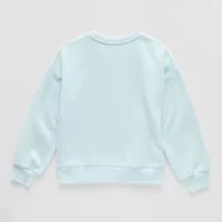 Little & Big Kid Girls Crew Neck Fleece Long Sleeve Hello Kitty Sweatshirt