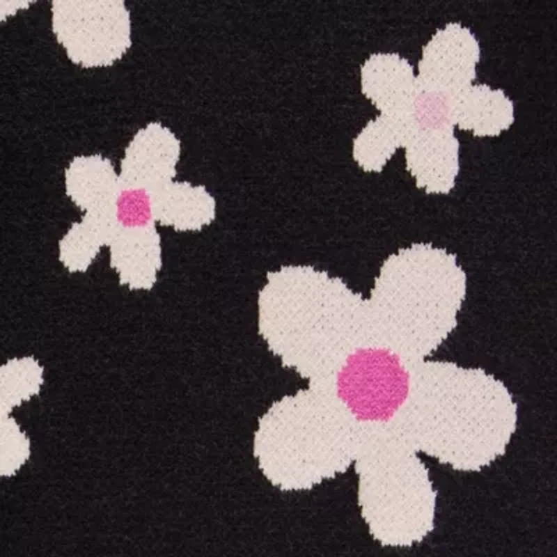 Thereabouts Little & Big Kid Girls Long Sleeve Button Floral Cardigan
