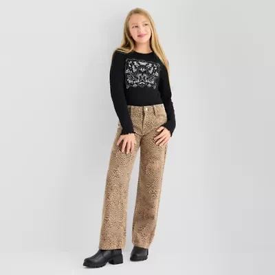 Thereabouts Little & Big Kid Girls Wide Leg Jean