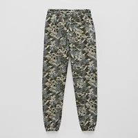 Thereabouts Little & Big Kid Boys Cuffed Regular Fit Fleece Jogger Pant